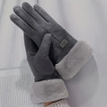 Women's Thick Warm Winter Gloves - Anti-Cold Outdoor & Cycling Finger Gloves