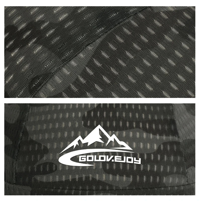 Cooling Skull Cap Helmet Liner - Breathable Sweat-Wicking Quick-Dry Cycling & Running Hat for Outdoor Hiking