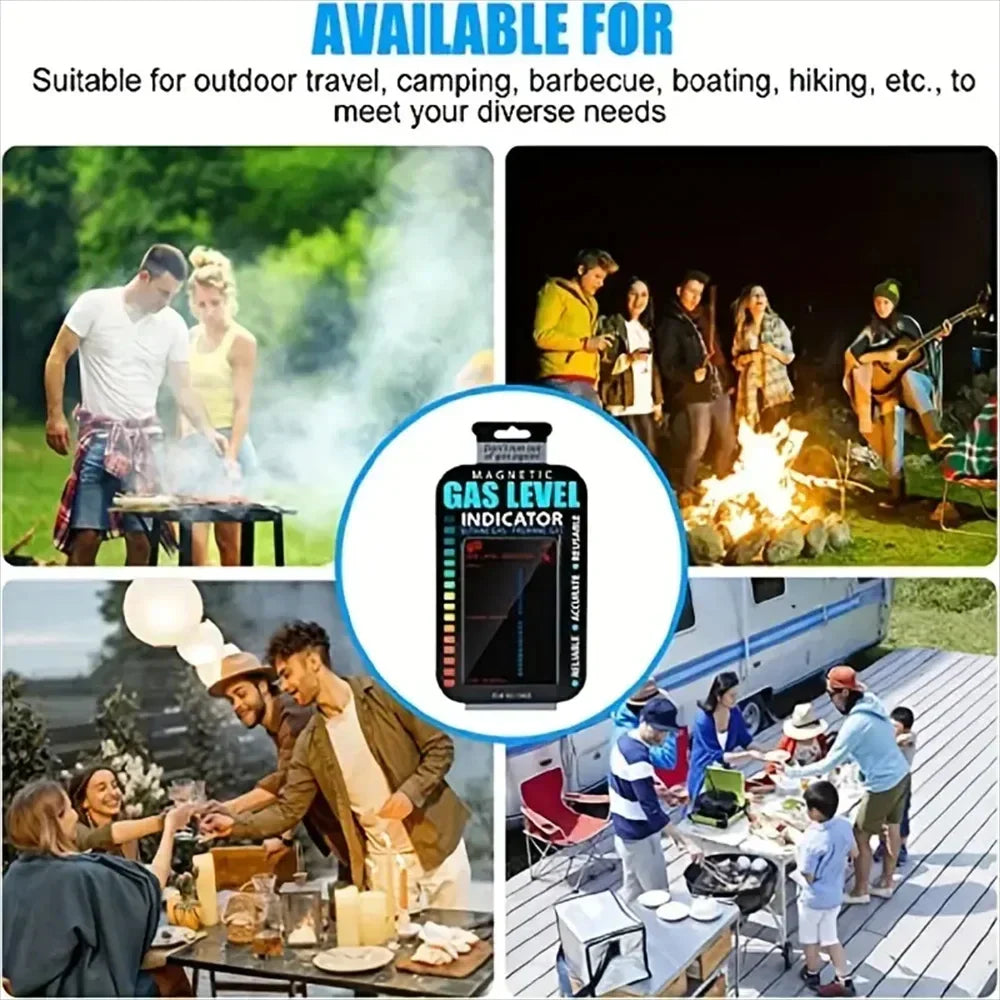 Propane Butane LPG Gas Tank Level Indicator – Fuel Gauge for Home, Kitchen & Outdoor