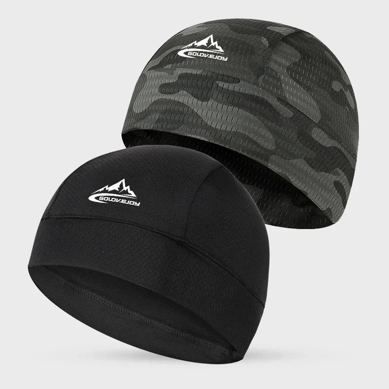Cooling Skull Cap Helmet Liner - Breathable Sweat-Wicking Quick-Dry Cycling & Running Hat for Outdoor Hiking