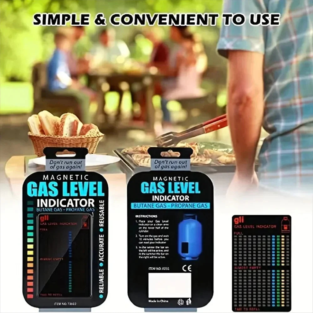 Propane Butane LPG Gas Tank Level Indicator – Fuel Gauge for Home, Kitchen & Outdoor