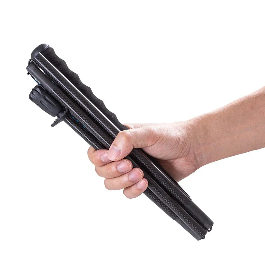 Ultra-Light Carbon Fiber Folding Trekking Poles - Collapsible Anti-Shock Hiking & Nordic Walking Sticks (110/120/130 cm | 43.3/47.2/51.2 in)