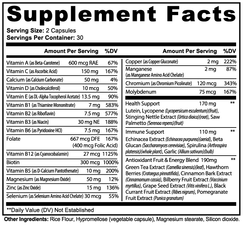Complete Multivitamin - Made in the USA